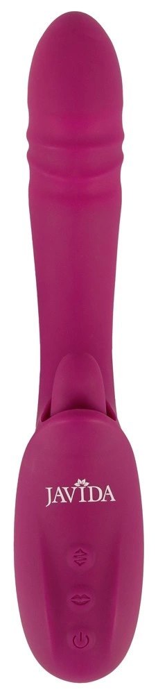 Javida Licking & Thrusting Vibra silikonowy model z funkcją ruchu