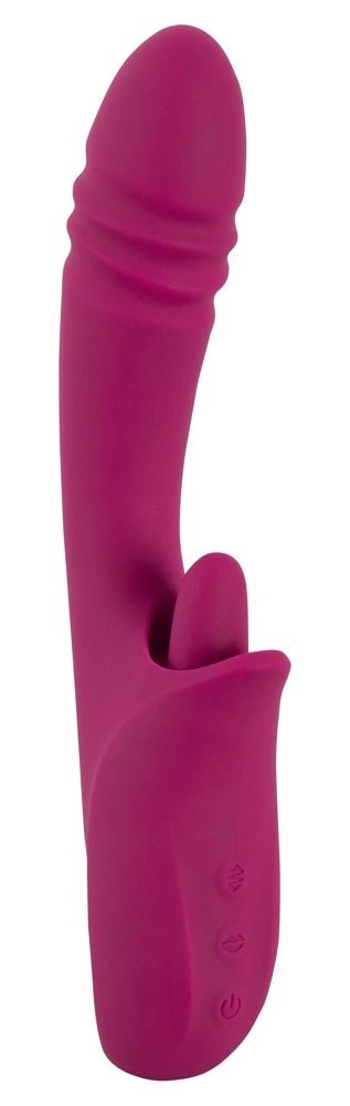 Javida Licking & Thrusting Vibra silikonowy model z funkcją ruchu