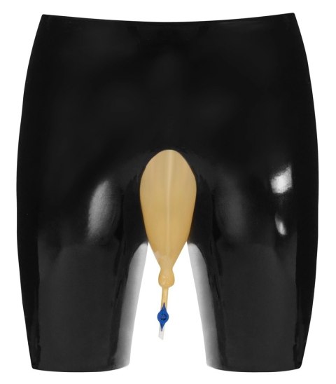 LateX Spodenki Kolarskie Czarny z Przezroczystą Wkładką L 0,4mm