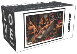 Liberator Aria Flip Chaise Grey - szezlong tapicerowany, regulowany, szary