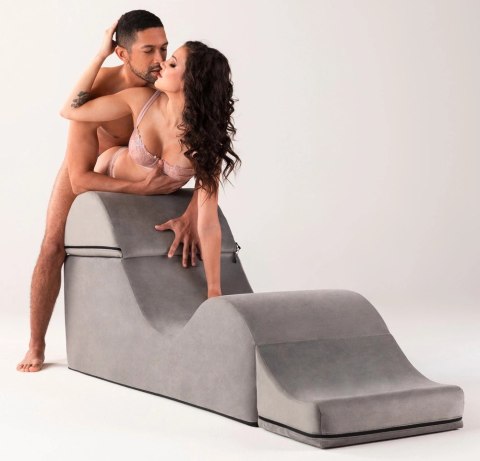 Liberator Aria Flip Chaise Grey - szezlong tapicerowany, regulowany, szary