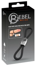 Rebel Heavy Rope Strap 2L silikonowy pasek z obciążnikiem czarny