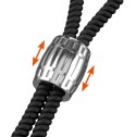 Rebel Heavy Rope Strap 2L silikonowy pasek z obciążnikiem czarny