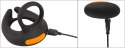 Rebel RC - System wibracyjny z pierścieniami i pilotem, silikon, czarny