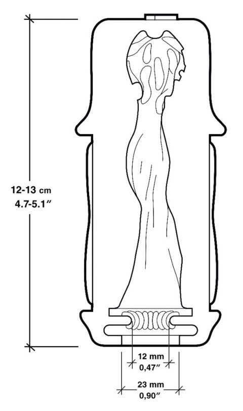 The Handy Dream Sleeve Chrysm - wymienny rękaw anatomiczny TPE 13-14 cm
