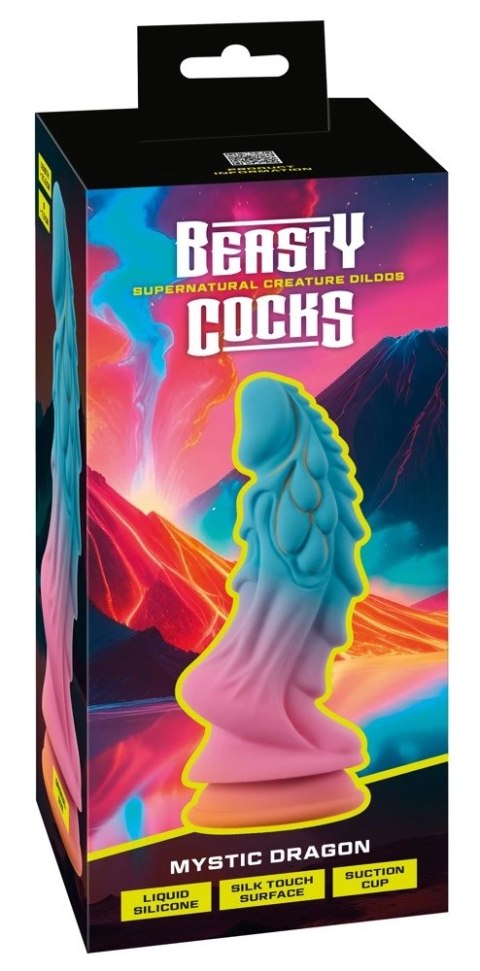 You2Toys Beasty Cocks Mystic Dragon silikonowy model świecący 21,5 cm