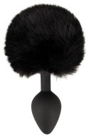 You2Toys Fluffy Tail Black M - anatomiczny model z puszystym ogonem