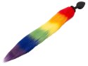 You2Toys Fluffy Tail Rainbow silikonowy model z kolorowym ogonem 42 cm