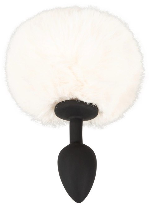 You2Toys Fluffy Tail White S - silikonowa zatyczka z puszystym ogonem