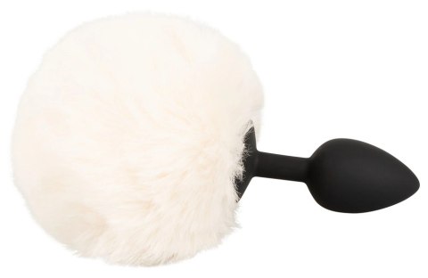 You2Toys Fluffy Tail White S - silikonowa zatyczka z puszystym ogonem