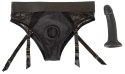 You2Toys Your Strap-On Briefs & Dildo Czarny z Silikonowym Elementem 17,5 cm