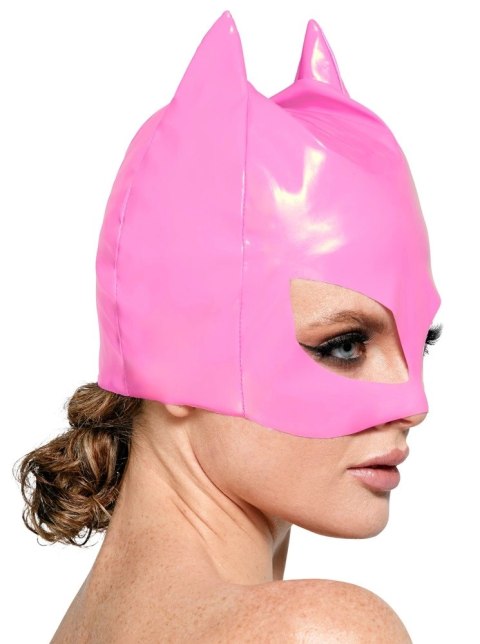 Black Level Mask Winylowa Koci Styl Rożowa S-L Anatomiczna