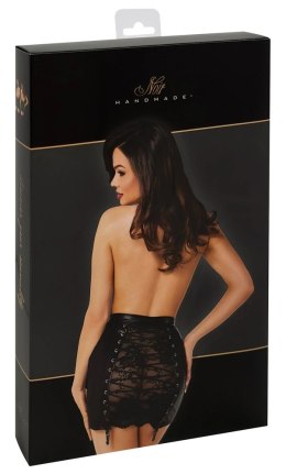 Noir Spodniczka Mini Orgia Czarna S z Koronkową Wstawką
