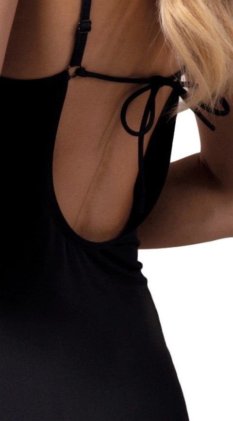 Obsessive Lobellis koszulka nocna z koronką czarna XL/2XL + stringi