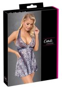 Cottelli Lingerie Sukienka Mini Skora Węża L Połprzezroczysta Powernet