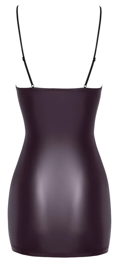 Cottelli PARTY Mini Sukienka Fioletowa L z Regulowanymi Ramiączkami