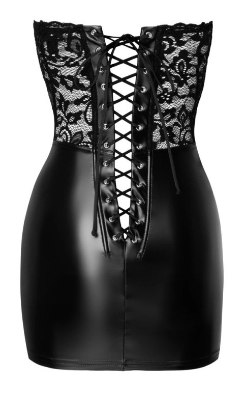 Noir Libido Mini Sukienka Czarna M z Koronką i Powerwetlook