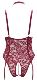Cottelli CURVES Body Plus Size XL Koronka Czerwone, Bez Krocza
