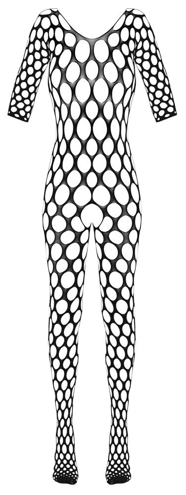 Cottelli Collection Fantasy Kombinezon Czarny Bez Krocza S-L