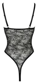 Cottelli Lingerie Body Koronkowe Strappy Czarne M Regulowane
