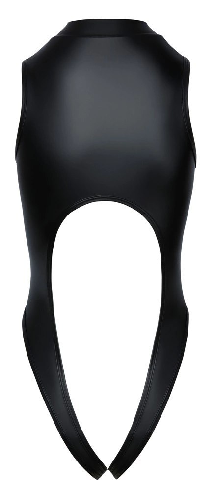 Cottelli Lingerie Body damskie czarne matowe S z zamkiem przod/tył