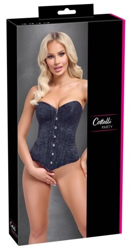 Cottelli PARTY Gorset Sznurowany Bez Ramiączek Czarny S