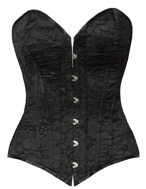 Cottelli PARTY Gorset Sznurowany Bez Ramiączek Czarny S