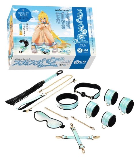 Liebe Seele Vivid Sorairo Zestaw Bondage Glossy Sky 8 elementow