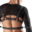 Svenjoyment Bondage Top Uprząż 4 Mankiety Czarny 2XL Elastyczny