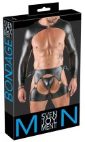 Svenjoyment Bondage zestaw 3-częściowy matowy czarny S elastyczny