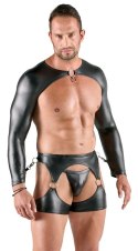 Svenjoyment Bondage zestaw 3-częściowy matowy czarny S elastyczny