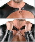 Svenjoyment Bondage zestaw 3-częściowy matowy czarny S elastyczny