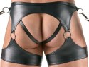 Svenjoyment Bondage zestaw 3-częściowy matowy czarny S elastyczny