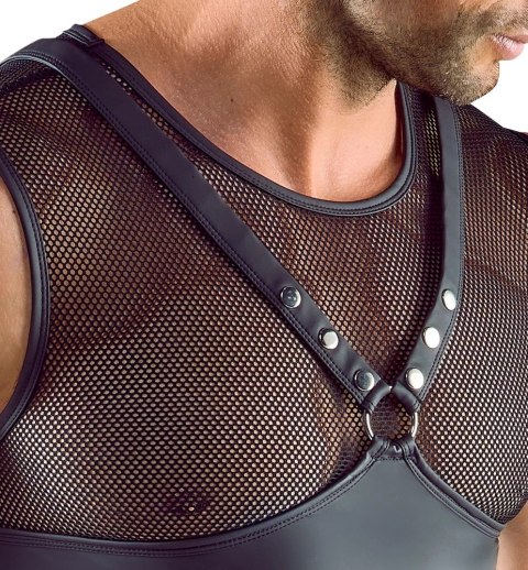 Svenjoyment XL Bezrękawnik Czarny Matowy z Siateczką