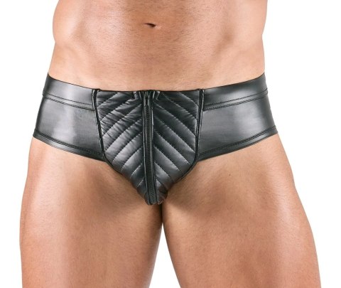 Svenjoyment Męskie Figi Wycięte Tył Czarny Matowy Połysk M