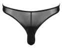 Svenjoyment Męskie majtki bez tyłu z kieszenią, czarne S/M
