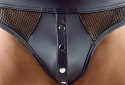 Svenjoyment Stringi Męskie 3XL Czarny Siatka Zatrzask Anatomiczne