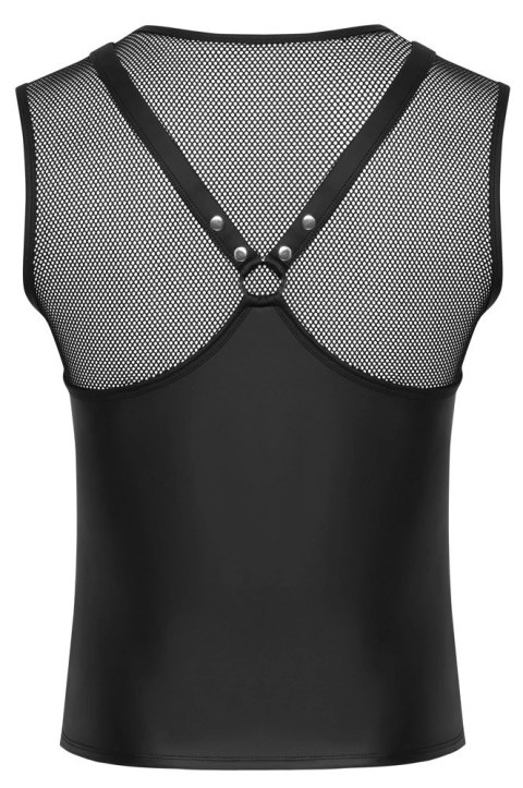 Svenjoyment Top Bezrękawnik Czarny Matowy Siatka 2XL