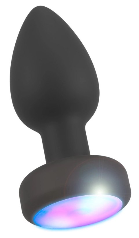 ANOS RC Flashing Plug silikonowy z pilotem, LED, 9 cm, czarny