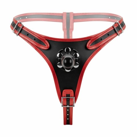 Fetish Collection Triple System Intymny z 3 wkładami czarno-czerwony