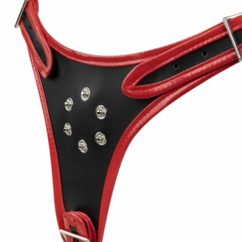 Fetish Collection Triple System Intymny z 3 wkładami czarno-czerwony