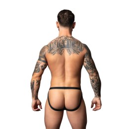 Male Power Hot Mesh Jock S/M czerwono-czarny siateczkowy model