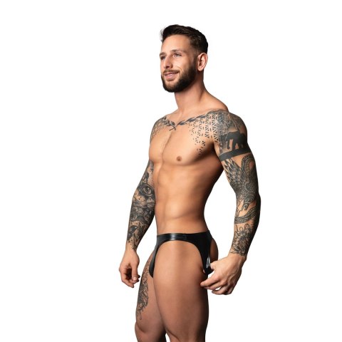 Male Power Liquid Onyx 2.0 Jock Wetlook S/M czarny