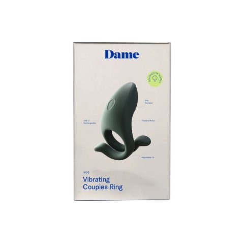 Dame Hug pierścień intymny wodoodporny 5 prędkości USB-C