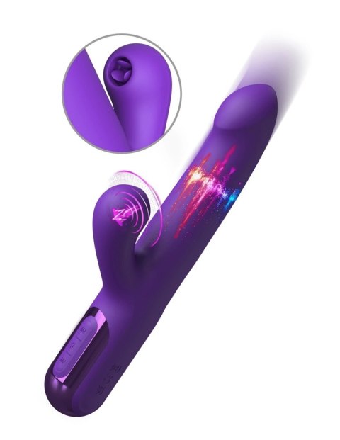 Fantasy For Her Super SoniX Thruster Purpl silikonowy model z funkcją pchnięć