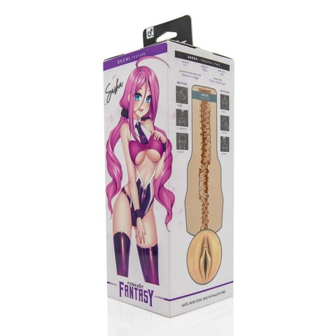 Fleshlight Sasha Nakamoto Ecchi Beżowy model z teksturą Fantasy