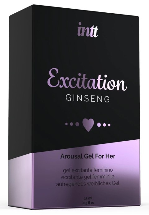 Intt Excitation Ginseng Gel 15ml - żel z żeń-szeniem dla kobiet