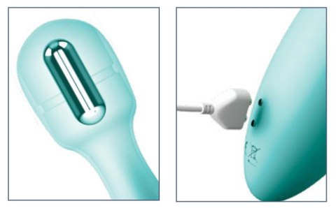 JimmyJane Canna wielofunkcyjna rożdżka do masażu 3 nasadki 21,8 cm