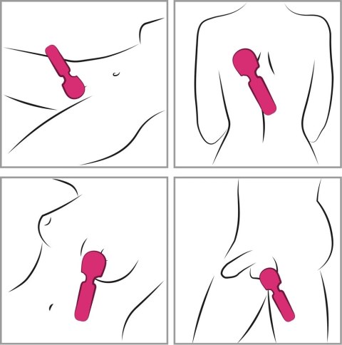 Jimmyjane Exona Body Wand - bezprzewodowa rożdżka masująca, silikonowa