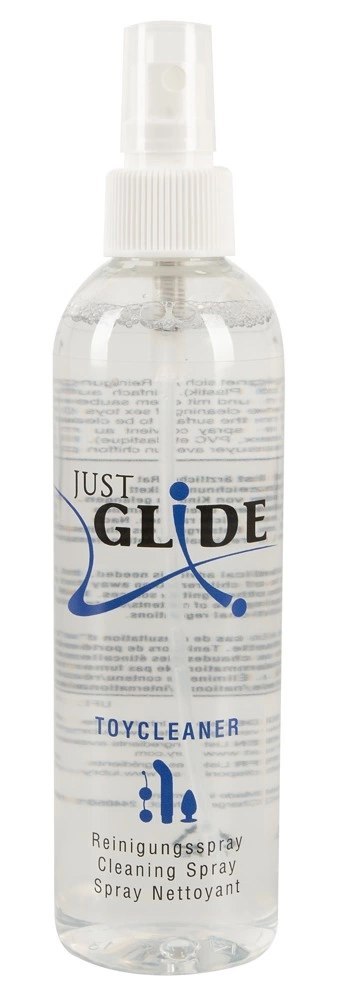 Just Glide Cleaner 250 ml - spray do higieny akcesoriow silikonowych i PVC